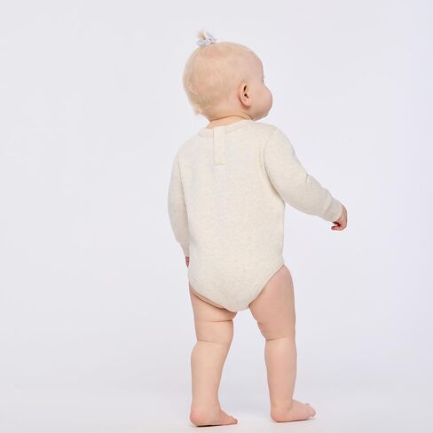 RABBIT SKINS Infant Long Sleeve Fleece Bodysuit – Cozy Soft Baby One-Piece with Snap Bottom in Saudi Arabia