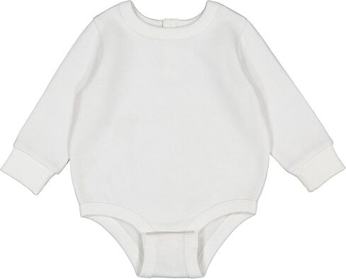 RABBIT SKINS Infant Long Sleeve Fleece Bodysuit – Cozy Soft Baby One-Piece with Snap Bottom in Saudi Arabia