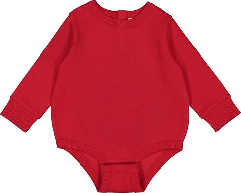 RABBIT SKINS Infant Long Sleeve Fleece Bodysuit – Cozy Soft Baby One-Piece with Snap Bottom in Saudi Arabia
