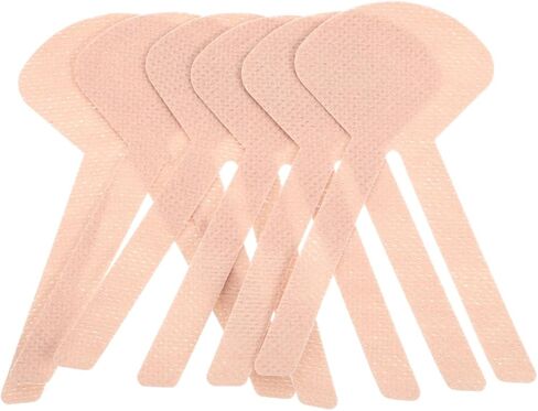 Healifty 6 Sheets of Nasal Tube Holder Nasogastric Feeding Tube Nasogastric Tube Tape Fastener Catheter Fixed Tape Sticker Home Clinic Care Nursing Supplies 11x8. 5x0. 1cm, Light Brown in Kuwait