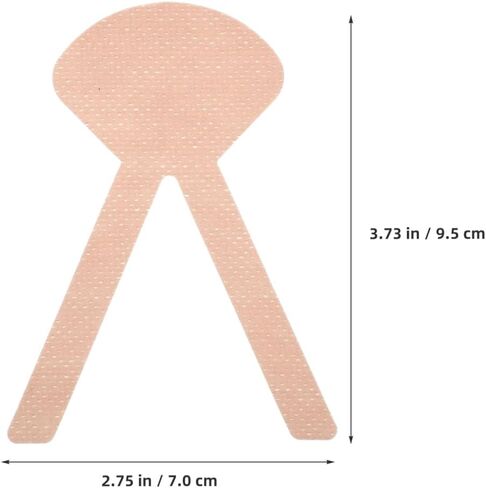 Healifty 6 Sheets of Nasal Tube Holder Nasogastric Feeding Tube Nasogastric Tube Tape Fastener Catheter Fixed Tape Sticker Home Clinic Care Nursing Supplies 11x8. 5x0. 1cm, Light Brown in Kuwait