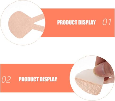 Healifty 6 Sheets of Nasal Tube Holder Nasogastric Feeding Tube Nasogastric Tube Tape Fastener Catheter Fixed Tape Sticker Home Clinic Care Nursing Supplies 11x8. 5x0. 1cm, Light Brown in Kuwait