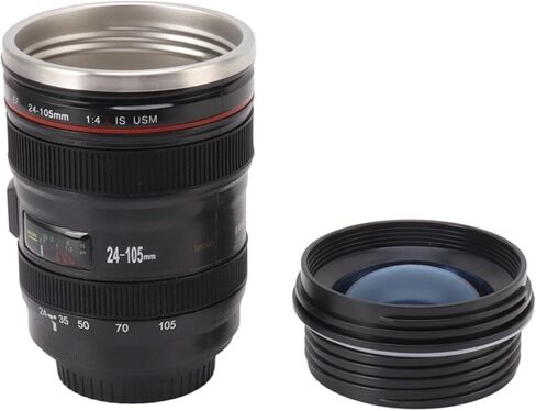 كوب قهوة من Acouto Camera Lens سعة 400 مل من الفولاذ المقاوم للصدأ، فكرة Ique للمصورين وصانعي الأفلام in Kuwait