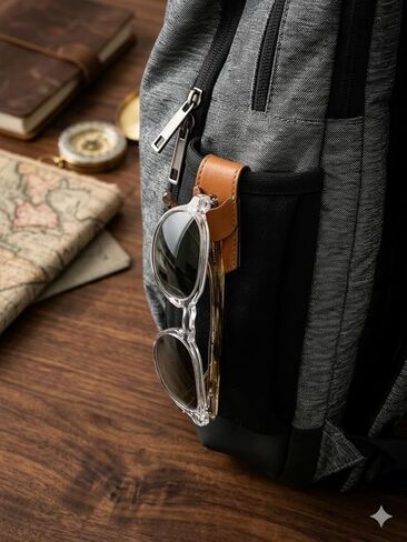 City Bred Wearable Magnetic Glasses Holder/Keeper for Sunglasses, Eyeglasses/Use on Shirt Collar, Backpack, Purse, Bag in Saudi Arabia