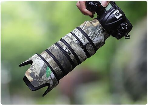 Fujing Waterproof Lens Coat for Nikon AF-S 70-200mm F2.8E FL ED VR Waterproof Coat Camouflage Cover #DSMC Tree in Kuwait