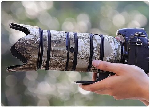 Fujing Waterproof Lens Coat for Nikon AF-S 70-200mm F2.8E FL ED VR Waterproof Coat Camouflage Cover #DSMC Tree in Kuwait