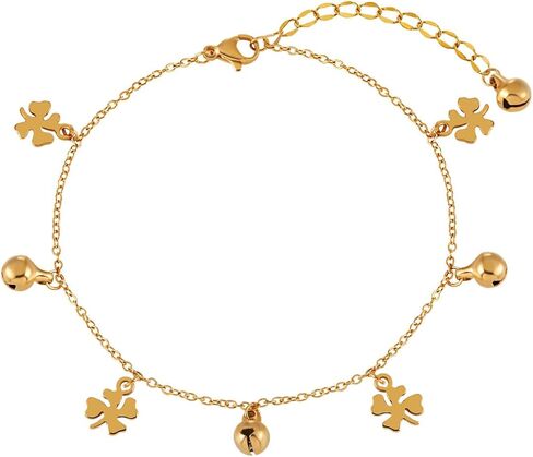 Dainty Gold Shell Pearl Charm Ankle Bracelet for Women Trendy non-Tarnish Adjustable Anklet Summer Beach Fashion Jewelry Gift in Saudi Arabia
