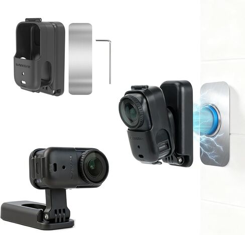 حامل تثبيت مغناطيسي متوافق مع DJI Osmo Nano، دوران متعدد الوظائف 360 درجة وحامل مغناطيسي قابل للطي لكاميرا Osmo Nano in Kuwait