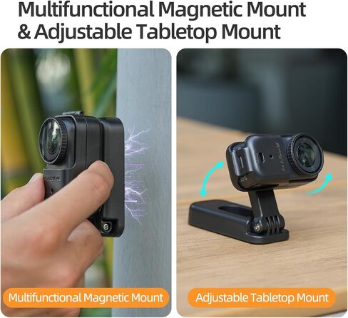 حامل تثبيت مغناطيسي متوافق مع DJI Osmo Nano، دوران متعدد الوظائف 360 درجة وحامل مغناطيسي قابل للطي لكاميرا Osmo Nano in Kuwait