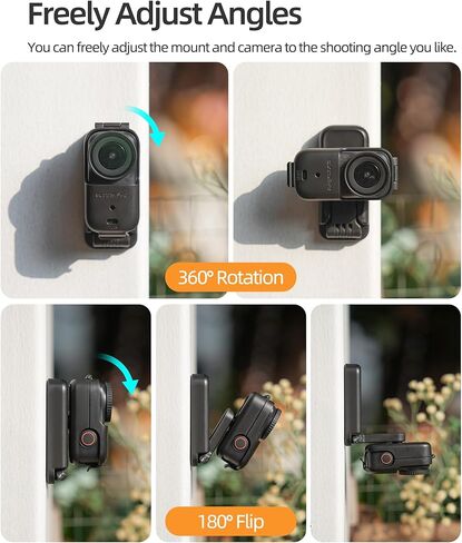 حامل تثبيت مغناطيسي متوافق مع DJI Osmo Nano، دوران متعدد الوظائف 360 درجة وحامل مغناطيسي قابل للطي لكاميرا Osmo Nano in Kuwait