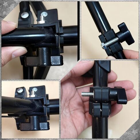 6 قطع استبدال مقبض شد اليد، M4/M5/ M6 × 30 مم، مقابض جناح تي شيرت، براغي إبهام، مسمار مقبض جناح أسود، مسامير مقبض ميكانيكية برأس بلاستيكي لحامل ثلاثي القوائم، حامل أرضية للكمبيوتر اللوحي وحوامل التصوير الفوتوغرافي in Kuwait