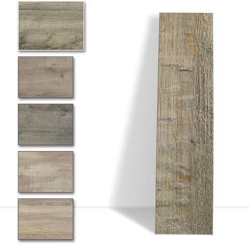 COLAMO Luxury 24PCS Faux Wood Texture Peel and Stick Backsplash,Vintage Oak Stick On Accent Wall Swatch Thick Rigid Shiplap Panels, Self Adhesive Wooden Wall Paneling for Kitchen Backsplash in Saudi Arabia