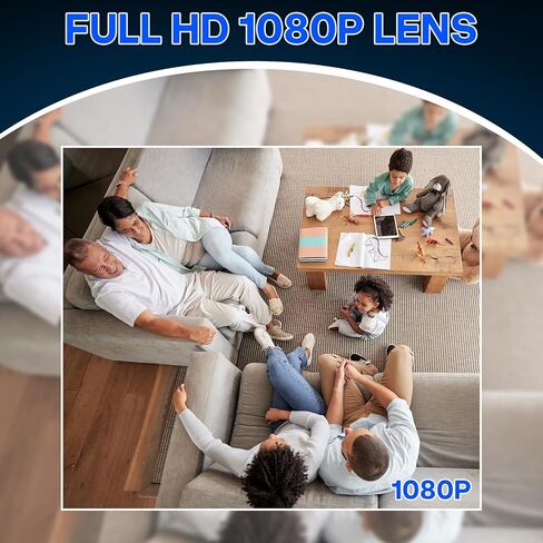1080P HD كاشف الدخان كاميرا خفية أمن الوطن كاميرا تجسس واي فاي كاميرا فيديو لاسلكية التطبيق التحكم للرؤية الليلية كشف الحركة كاميرا داخلية للمكتب، الحيوانات الأليفة in Kuwait