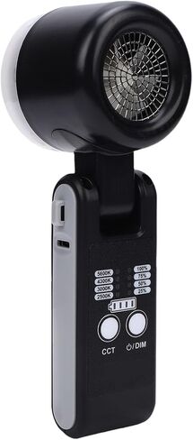 Generic مصباح LED محمول باليد، رأس مصباح قابل للدوران 180 درجة، ضوء فيديو CRI عالي مع 4 مستويات سطوع، 4 درجات حرارة ألوان و3550 لومن، مثالي لمدونات الفيديو والتسجيل والتصوير الفوتوغرافي، in Kuwait