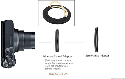فلتر زجاجي متعدد الطبقات ND8 (كثافة محايدة) لهاتف Sony ZV-1 (يتضمن محول الفلتر/العدسة) in Kuwait
