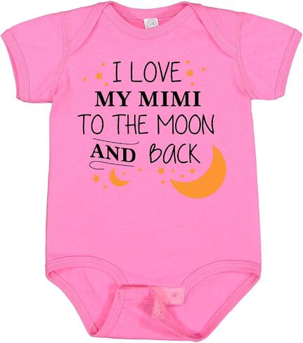 inktastic I Love My Mimi To the Moon and Back Baby Bodysuit in Kuwait
