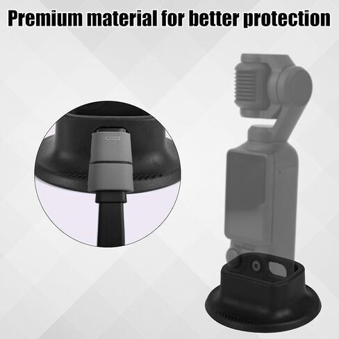 حامل سطح المكتب من السيليكون لـ DJI Osmo Pocket 3، حامل قاعدة ثابت غير قابل للانزلاق ملحقات دعامة محمولة لكاميرا Osmo 3 in Kuwait