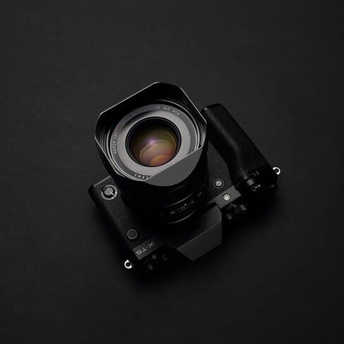 غطاء عدسة معدني مربع مع غطاء مناسب لملحقات عدسة الكاميرا Fujifilm XF33mmF1.4 R LM WR (أسود) in Kuwait