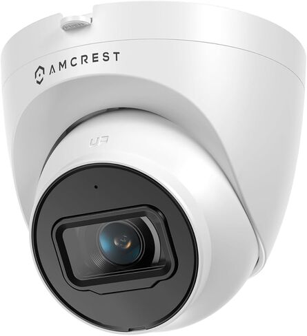 كاميرا Amcrest Turret POE بدقة 5 ميجابكسل، كاميرا IP خارجية POE مع ميكروفون/صوت، كاميرات مراقبة أمنية 5 ميجابكسل، 132 درجة FOV، IP67، MicroSD (256 جيجابايت) أبيض REP-IP5M-T1179EW-AI-V3 in Kuwait