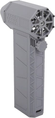 Jet Dry Mini Blower, Compressed Air Duster 110000 RPM Powerful Air Blower, Type C Fast Charging & Adjustable Speed, Ideal for Car, Computer Keyboard & Camera Cleanings (Gray) in Saudi Arabia