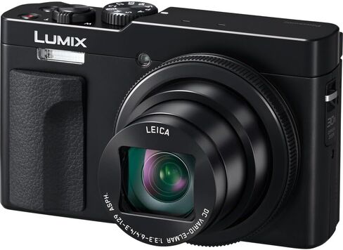 كاميرا باناسونيك DC-ZS99S LUMIX ZS99 بحجم الجيب للسفر ونمط الحياة، حزمة تكبير 30x (أسود) مع بطاقة ذاكرة SDXC سعة 64 جيجابايت من Lexar، وحقيبة كاميرا ديكو للصور (أسود/أحمر) ومجموعة تنظيف الكل في واحد in Kuwait