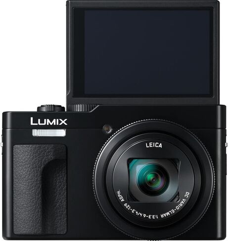 كاميرا باناسونيك DC-ZS99S LUMIX ZS99 بحجم الجيب للسفر ونمط الحياة، حزمة تكبير 30x (أسود) مع بطاقة ذاكرة SDXC سعة 64 جيجابايت من Lexar، وحقيبة كاميرا ديكو للصور (أسود/أحمر) ومجموعة تنظيف الكل في واحد in Kuwait