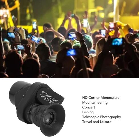تلسكوب أحادي مدمج، 8X HD عالي الوضوح وطول بؤري طويل وفتحة كبيرة وعدسة موضوعية أحادية لمشاهدة الطيور والتخييم ومناظر الحياة البرية وعدسة راتنج ABS in Kuwait