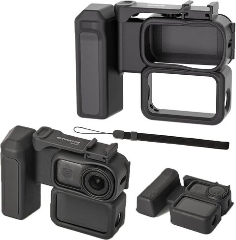 مقبض تصوير الشارع لـ DJI Osmo Nano، ملحقات قفص الكاميرا ذات الإطار وقبضة مقبض مدمج لتصوير الشارع لـ DJI Osmo Nano in Kuwait