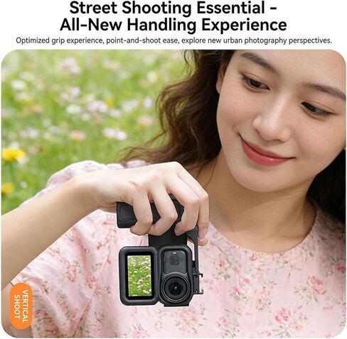 مقبض تصوير الشارع لـ DJI Osmo Nano، ملحقات قفص الكاميرا ذات الإطار وقبضة مقبض مدمج لتصوير الشارع لـ DJI Osmo Nano in Kuwait