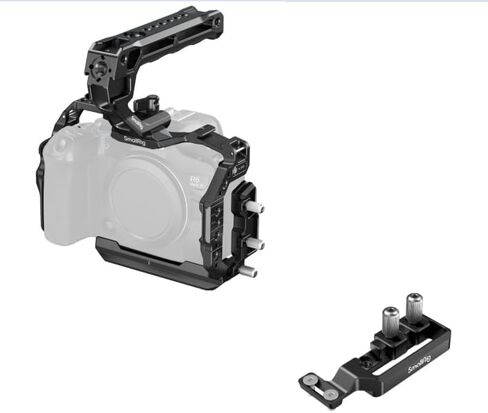 SmallRig Camera Cage Kit for Canon R6 Mark III with Top Handle and Cable Clamp+Cable Clamp for HDMI in Kuwait
