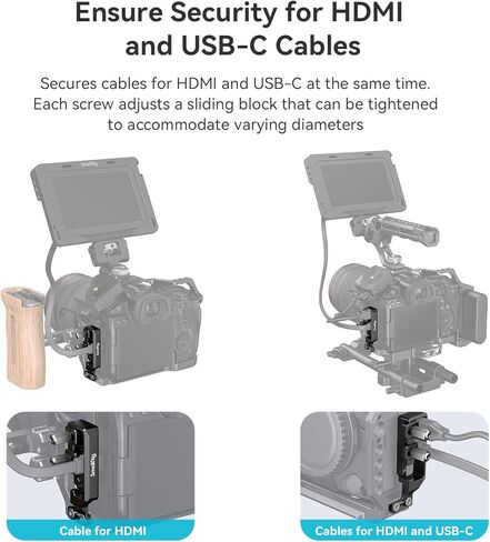 SmallRig Camera Cage Kit for Canon R6 Mark III with Top Handle and Cable Clamp+Cable Clamp for HDMI in Kuwait