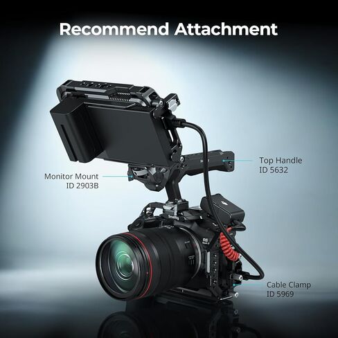قفص كاميرا صغير الحجم لكاميرا Canon R6 Mark III / R6 Mark II + مشبك كابلات in Kuwait