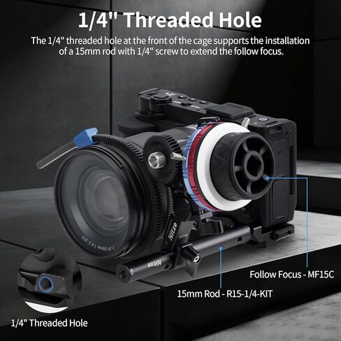 مقبض على شكل حرف L من Nitze ZR لكاميرا Nikon ZR، مع مقبض سيليكون، لوحة إطلاق سريعة من نوع Arca لـ DJI RS 2 / RSC 2 / RS 3 / RS 3 Pro/RS 4 / RS 4 Pro/RS 5 Gimbal وحامل ثلاثي القوائم - T-N09A in Kuwait
