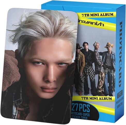 ألبوم Yuto 127 قطعة The SIN: Vanish Photocards 55 قطعة من بطاقات Lomo مجموعة 72 قطعة ملصقات بريدية هدية للبنين والبنات (B) in Saudi Arabia