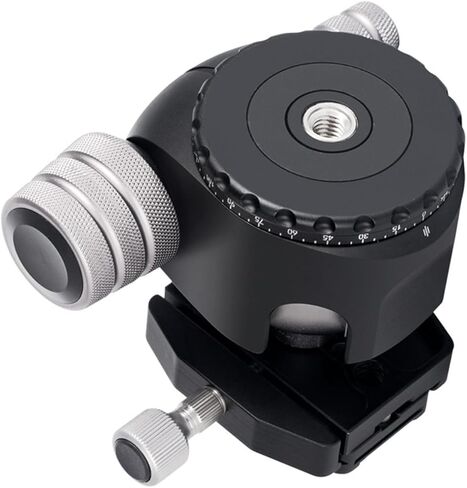 Banapoy 55mm Heavy Duty Tripod Ball Head Low Profile لتلسكوب كاميرا DSLR - حامل رأس كروي بانورامي 360 درجة للتصوير الفوتوغرافي للمناظر الطبيعية in Kuwait