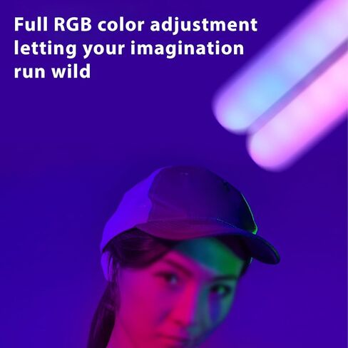 LICAEVEY ضوء RGB قابل للطي، 3200K 6500K درجة حرارة اللون قابلة للتعديل 10 مستويات سطوع 144 خرزة LED عالية CRI 1800 لومن، لتسجيل الفيديو والتصوير المباشر للمكياج in Kuwait