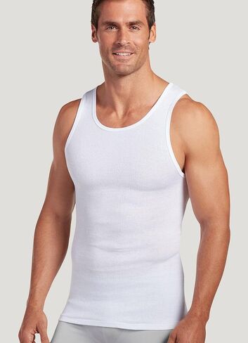Jockey Men's Undershirt Tall Man Classic A-Shirt Tank - 2 Pack in Saudi Arabia
