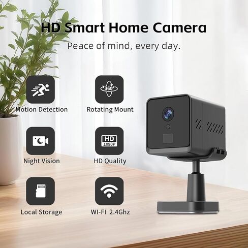 كاميرا مخفية بدقة 4K، كاميرا أمان بدون شبكة WiFi مع بطاقة SIM 4G، كاميرا مخفية لكاميرا المربية، كاميرات صغيرة مخفية لاسلكية، كاميرات سرية للتجسس، التحكم في التطبيقات مع كشف الحركة والرؤية الليلية in Kuwait