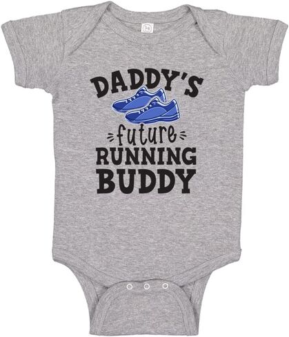 Daddy's Future Running Buddy Baby Bodysuit One Piece Or Toddler Shirt Runner Baby Clothes in Saudi Arabia