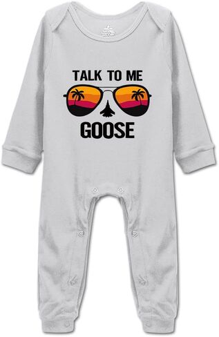 تحدث معي Goose Sunset النظارات الشمسية مضحك الطفل نيسيي قصيرة الأكمام ارتداءها طويلة الأكمام السروال القصير in Kuwait