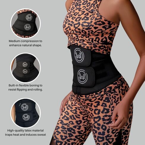 What Waist Vapor Define Band - Sweat Waist Trainer with ThermaTech Fabric - Stomach Wrap for Weight Loss, Sweat & Workouts in Saudi Arabia