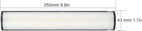 ضوء التصوير الفوتوغرافي VLOGLITE B15RGB LED، 192 خرزة LED عالية CRI95+ 120 زاوية شعاع وسطوع 1900LUX، مع 20 مؤثر مشهد وبطارية قابلة لإعادة الشحن 2600 مللي أمبير في الساعة، للصور الشخصية in Kuwait