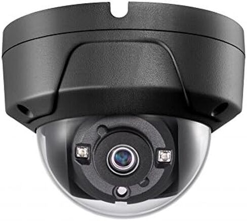 كاميرا 4MP True WDR ثابتة صغيرة ذات قبة PoE Security IP رؤية ليلية EXIR عدسة ثابتة 2.8 مم H.265+ متوافقة مع حافظة Hikvision DS-2CD2143G2-I السوداء in Kuwait