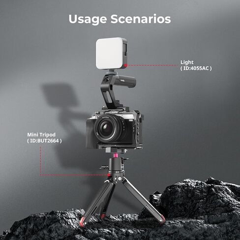 SmallRig Camera Cage for Canon R6 Mark III / R6 Mark II+Lightweight NATO Clamp Top Handle in Kuwait