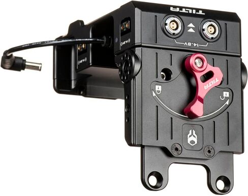 لوحة بطارية تيلتا لجهاز سوني PXW-FX9، حامل على شكل حرف V، أسود، 6 دبابيس in Kuwait