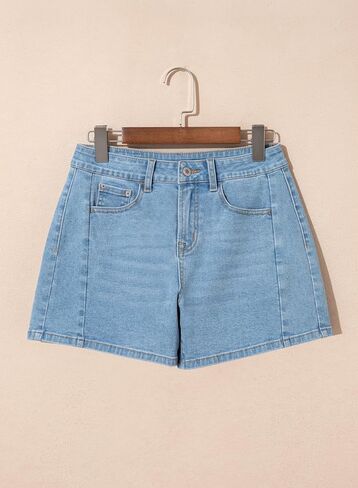 Sidefeel Women's Jean Shorts High Waisted Stretchy Casual Side Seam Denim Shorts in Saudi Arabia
