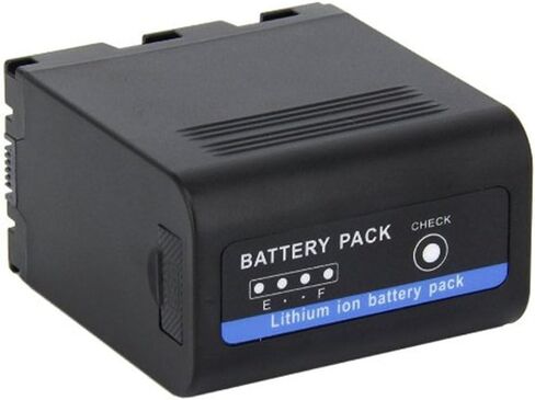 Kastar شاحن سريع للغاية وبطارية 2X لـ JVC SSL-JVC70 SSL-JVC75 BN-S8I50 GY-HMQ10 GY-LS300 GY-HM200 GY-HM200HW GY-HM200U GY-HM600 GY-HM620U GY-HM650 GY-HM650SC GY-HM650U GY-HM660SC GY-HM660U in Kuwait