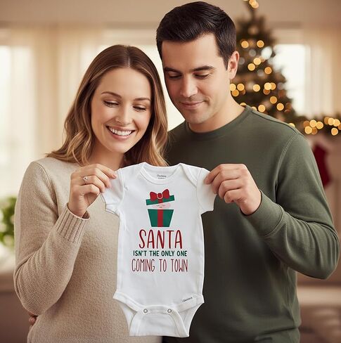 Funny Christmas Baby Announcement Ideas, Santa Isn't The Only One Coming to Town in Saudi Arabia