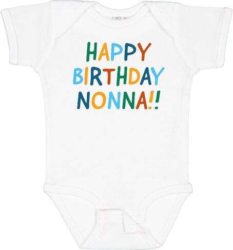 inktastic Happy Birthday Nonna Baby Bodysuit in Saudi Arabia