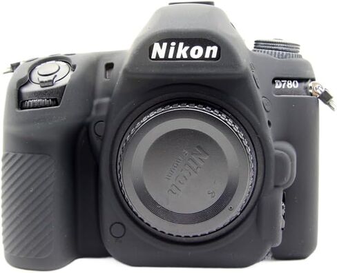Camera Case for Nikon D780 - Protective Silicone DSLR Skin Cover, Detachable Cage, Shockproof, Dustproof (Camouflage) in Saudi Arabia